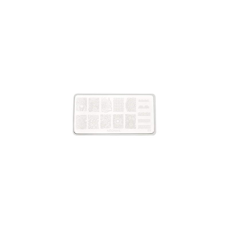 STAMPING - Stencil per nail art 03